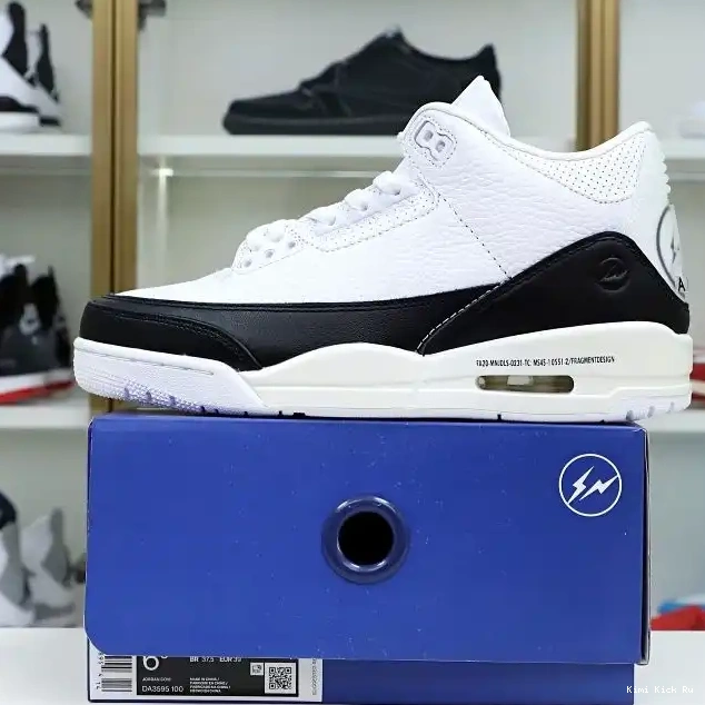 JORDAN DESIGN 'WHITE' 3 AIR X RETRO SP FRAGMENT Kimikick 0816